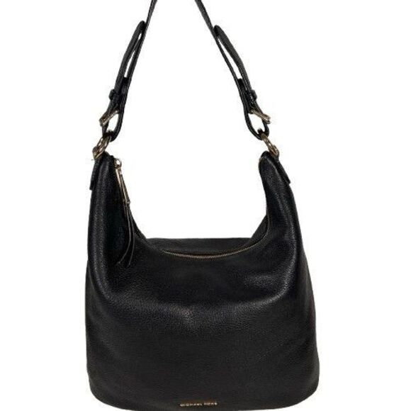 MICHAEL KORS Lupita Hobo Large Pebbled Leather Purse Shoulder Bag MSRP $248 - Picture 1 of 16